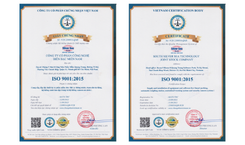 BIỂN BẠC MIỀN NAM VINH DỰ ĐÓN CHỨNG NHẬN ISO 9001:2015 ĐƯỢC CẤP BỞI TỔ CHỨC CHỨNG NHẬN VIỆT NAM 