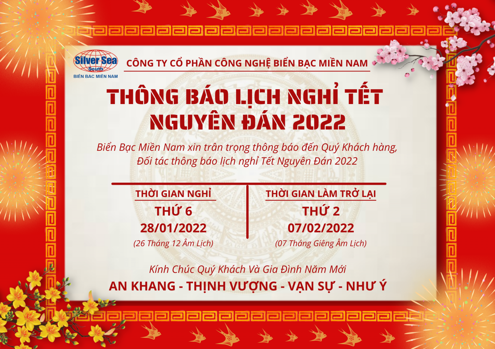 Công Ty Cổ Phần Công Nghệ Biển Bạc Miền Nam