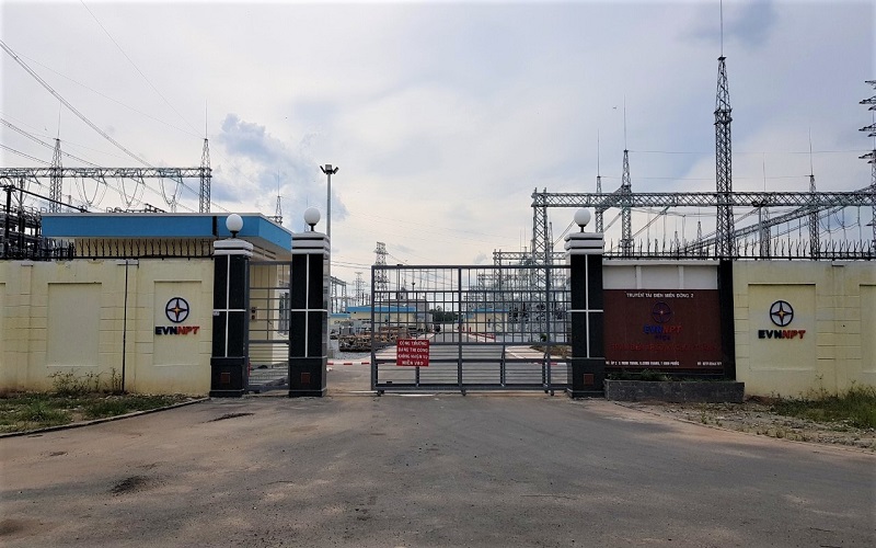 Trạm biến áp (TBA) 500kv Chơn Thành - Bình Phước được Công ty EVNNPT đầu tư xây dựng